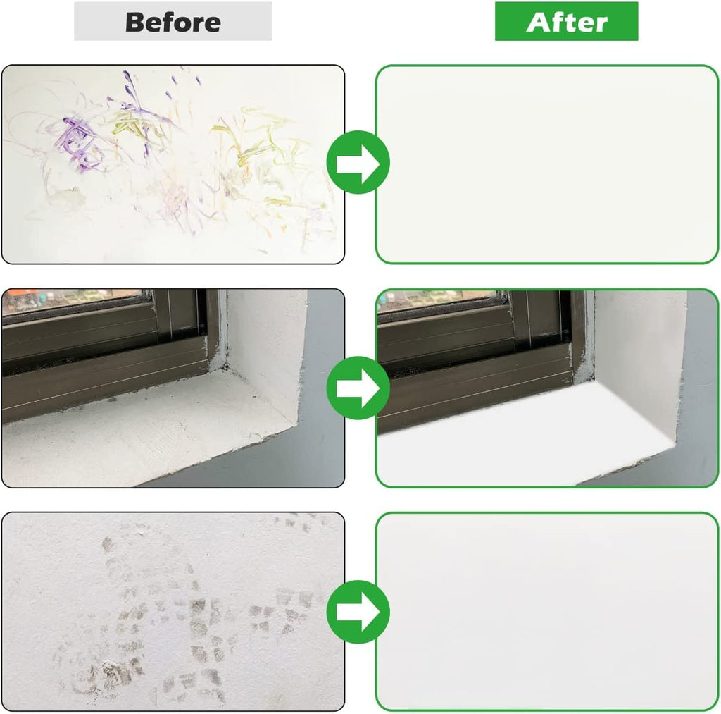 Wall Paint Repair Paste with Roller - White Color
