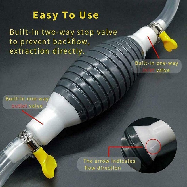 Portable Fuel And Oil Transfer Pump (1.2M Pipe)