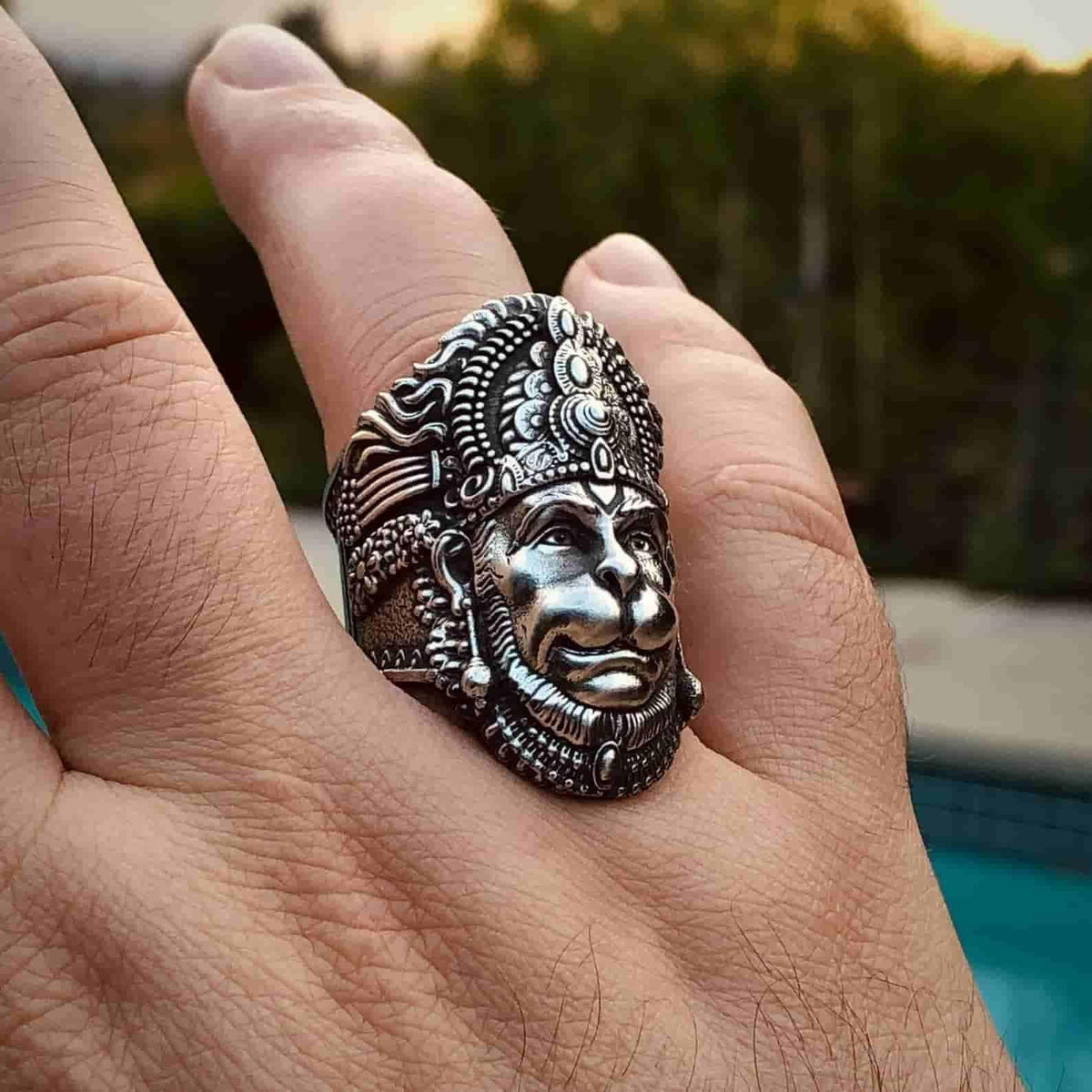 Charming Hanuman Ring | Adjustable size